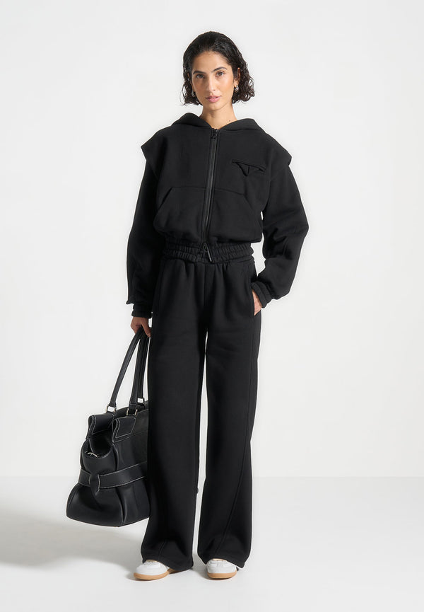 Iris Relaxed Joggers - Black