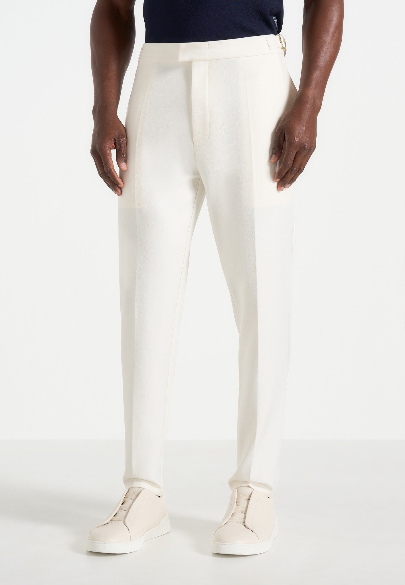 white dress pants mens slim fit Seersucker Stripe Suit Pant Perry Ellis These pants Men's Cream Formal Trousers |