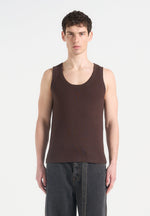 ribbed-cotton-vest-dark-brown