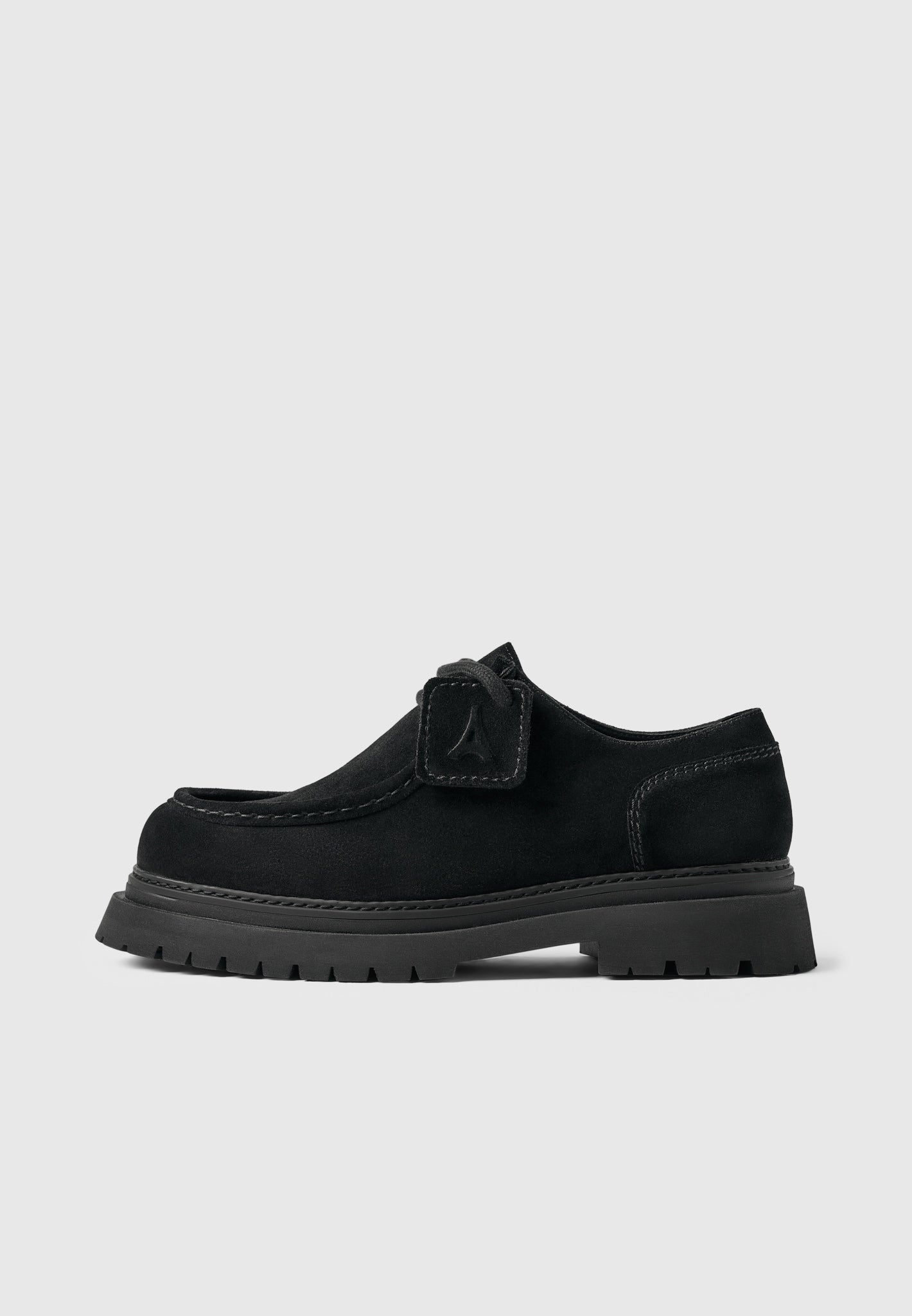 Men's Suede Lace-Up Shoe - Black - US 8 - LAtelier - Manire de Voir Men's Suede Lace-Up Shoe - Black - US 8 - LAtelier - Manire de Voir