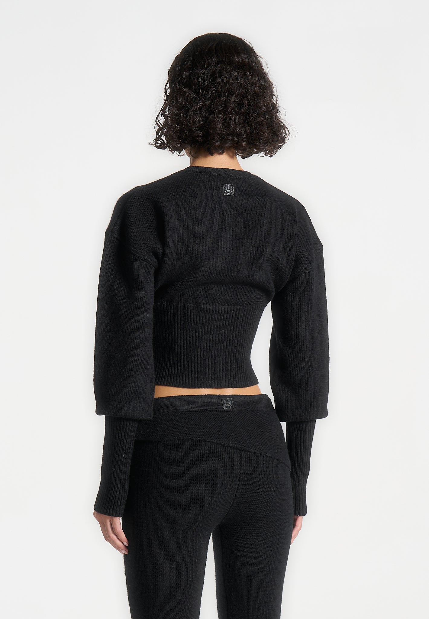 knitted-cinch-waist-cardigan-black