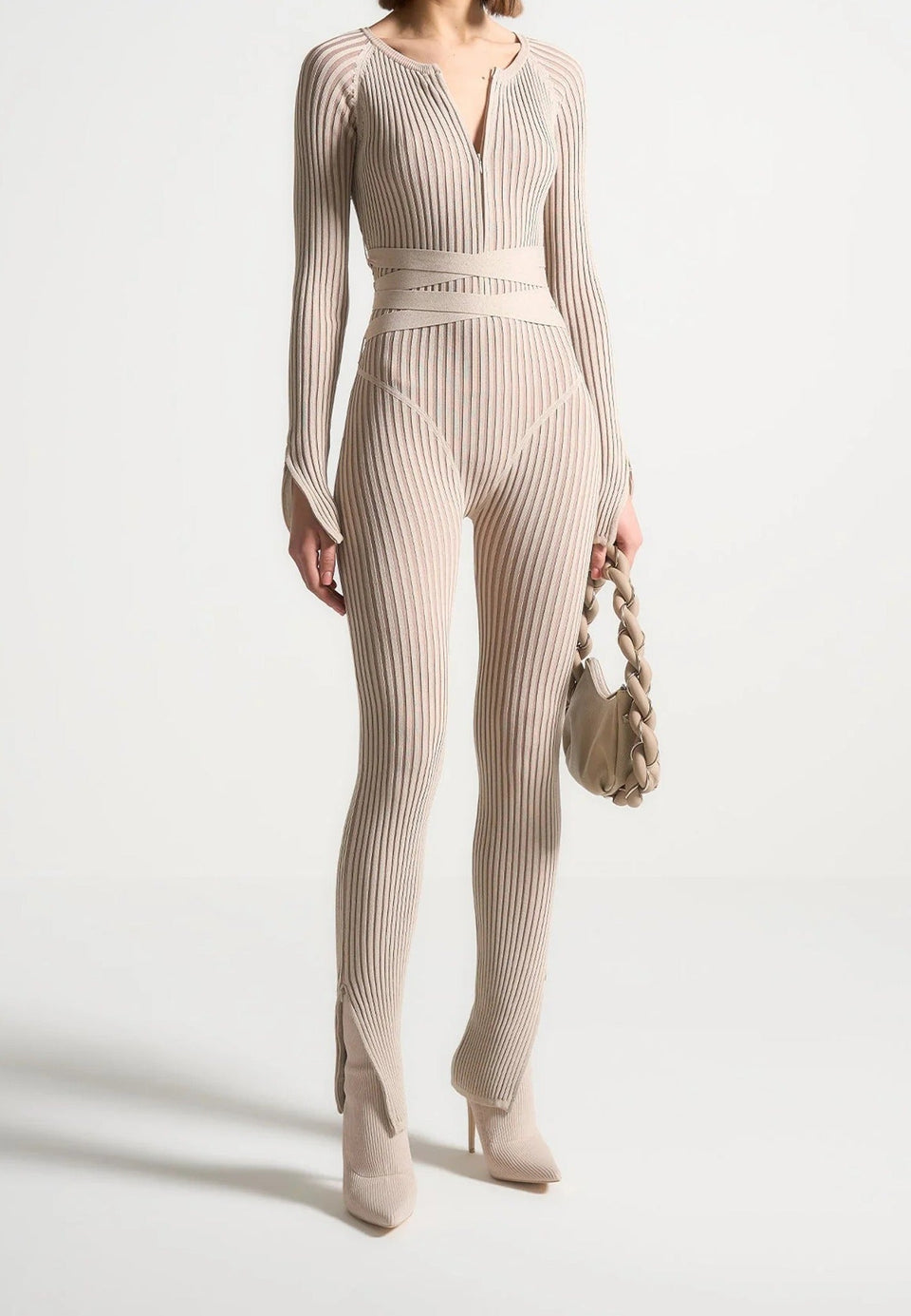 knitted-two-tone-jumpsuit-with-belt-beige-taupe