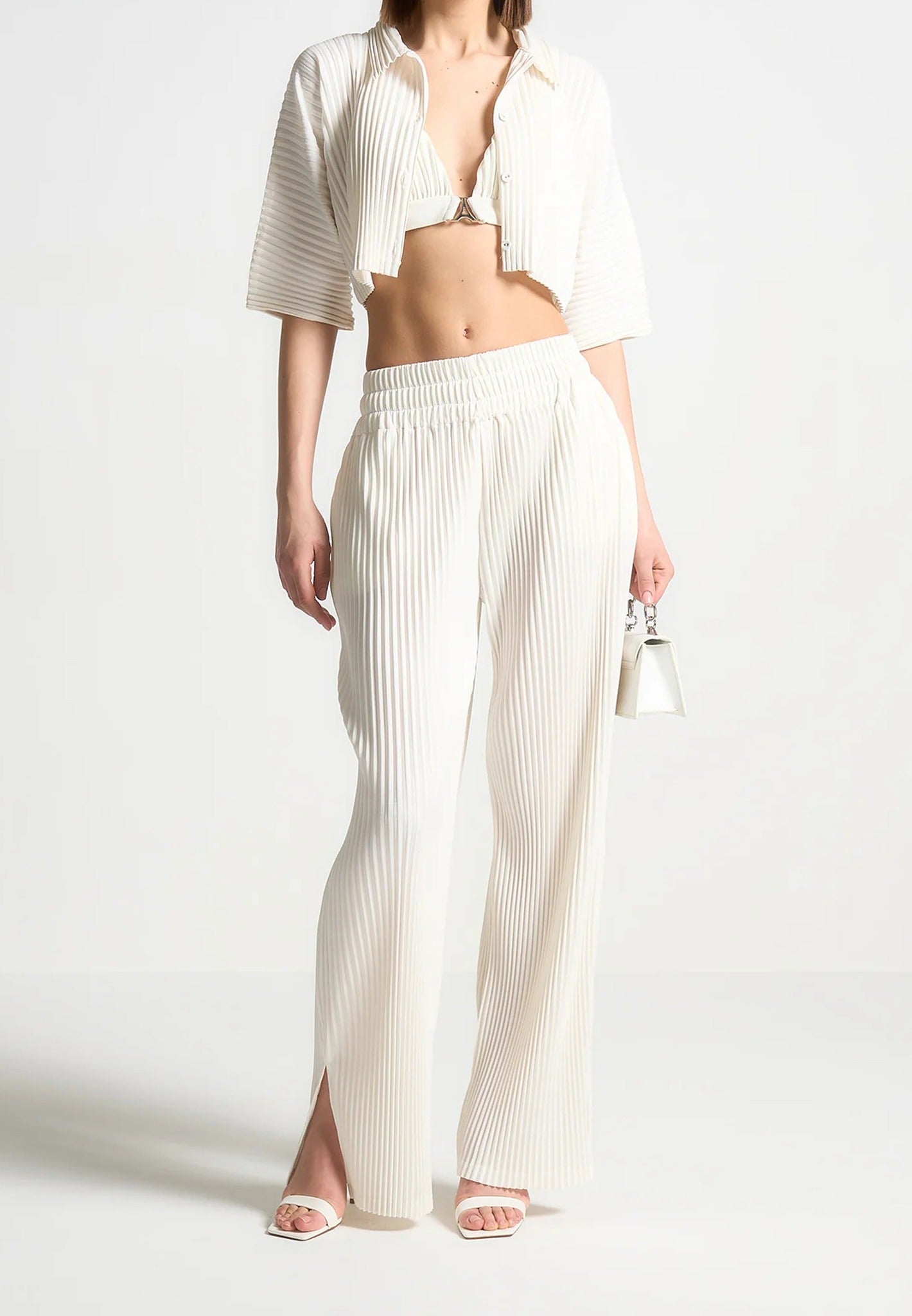 L⁠ila - Pleated Pants - Off White