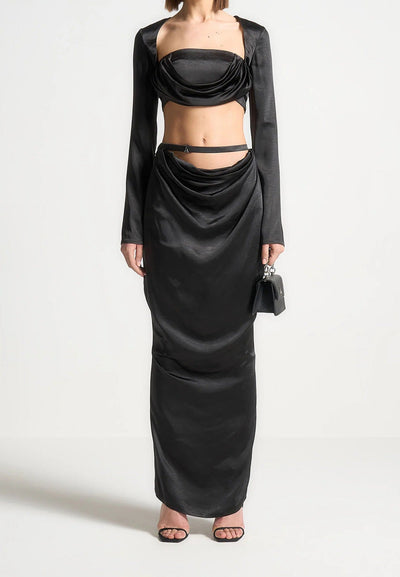 satin-drape-belted-maxi-skirt-black