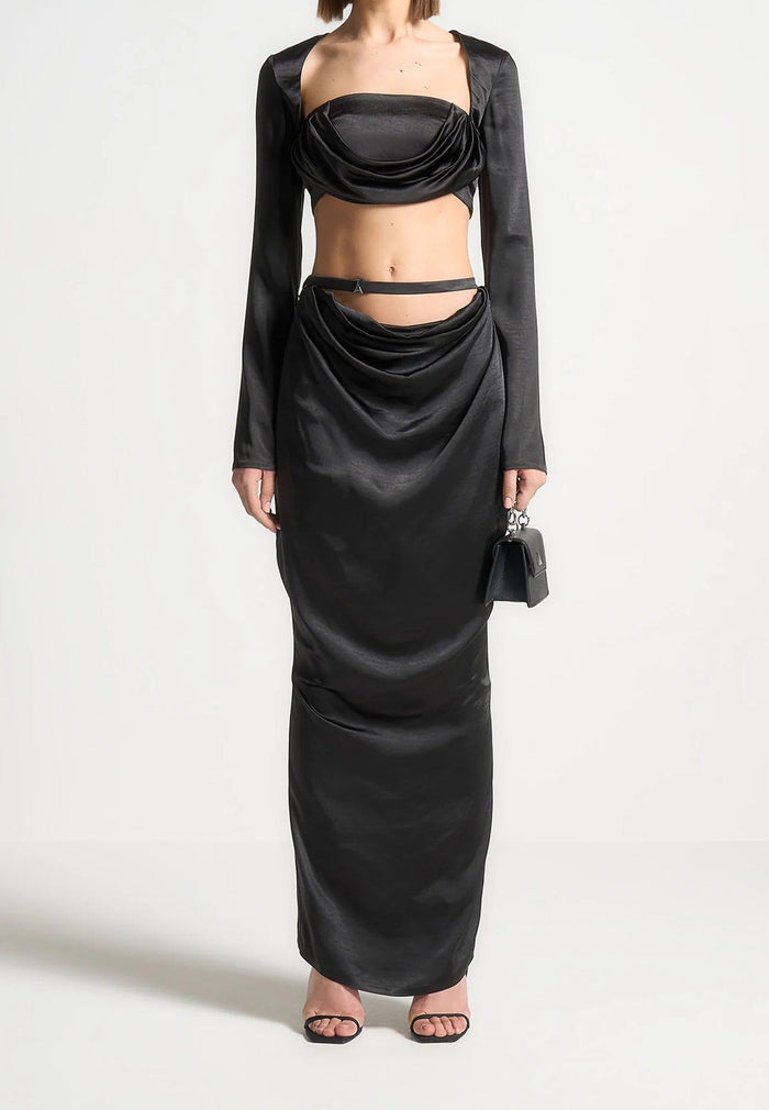 satin-drape-belted-maxi-skirt-black
