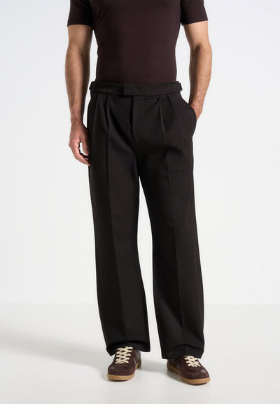 pierre-relaxed-fit-textured-pleated-tailored-trousers-dark-brown