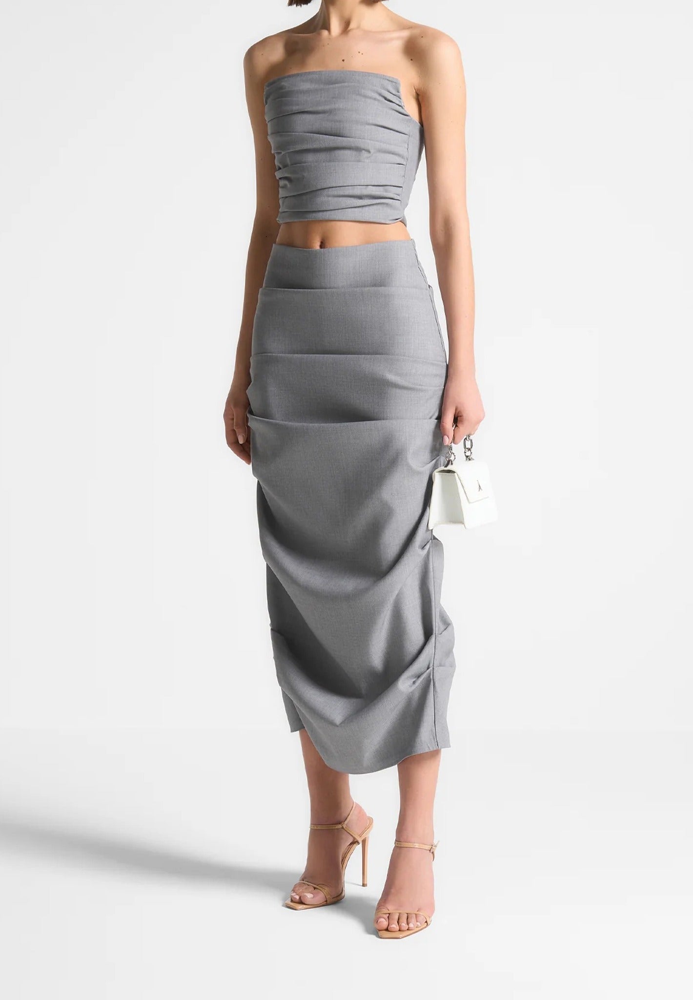 tailored-pleated-bandeau-corset-top-grey