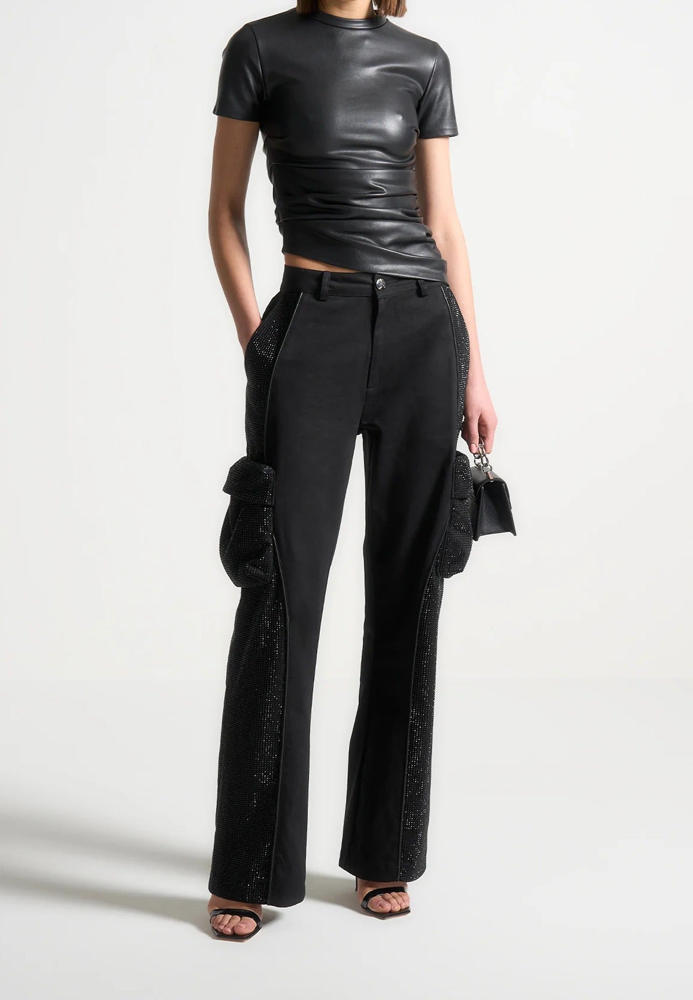 embellished-contour-cargo-pants-black