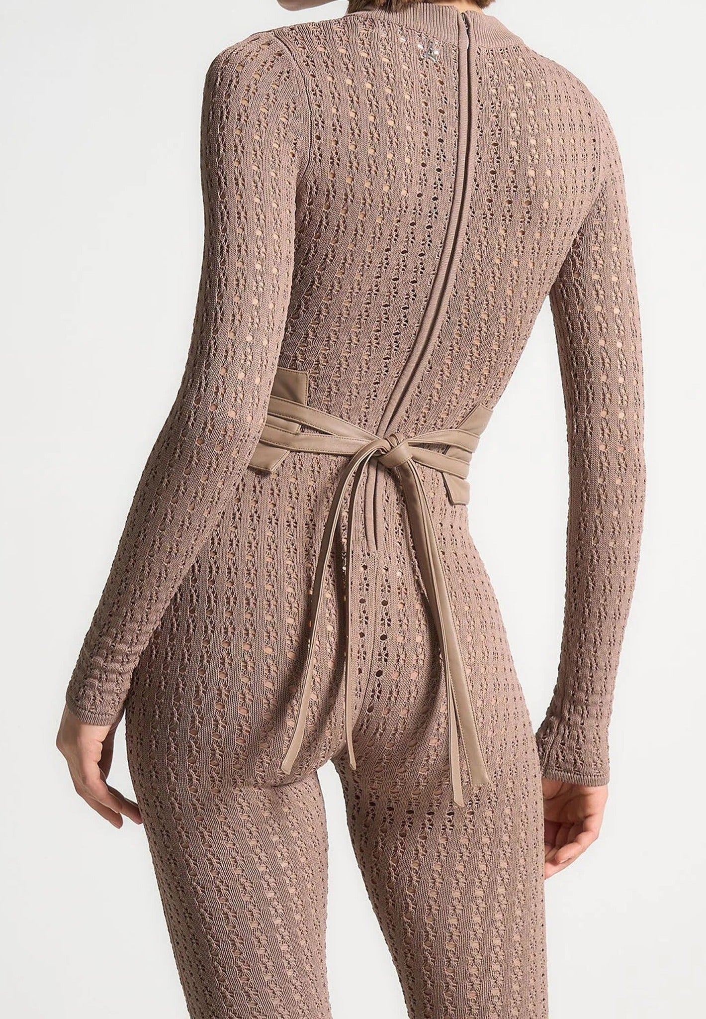 pointelle-knit-long-sleeve-jumpsuit-with-belt-taupe