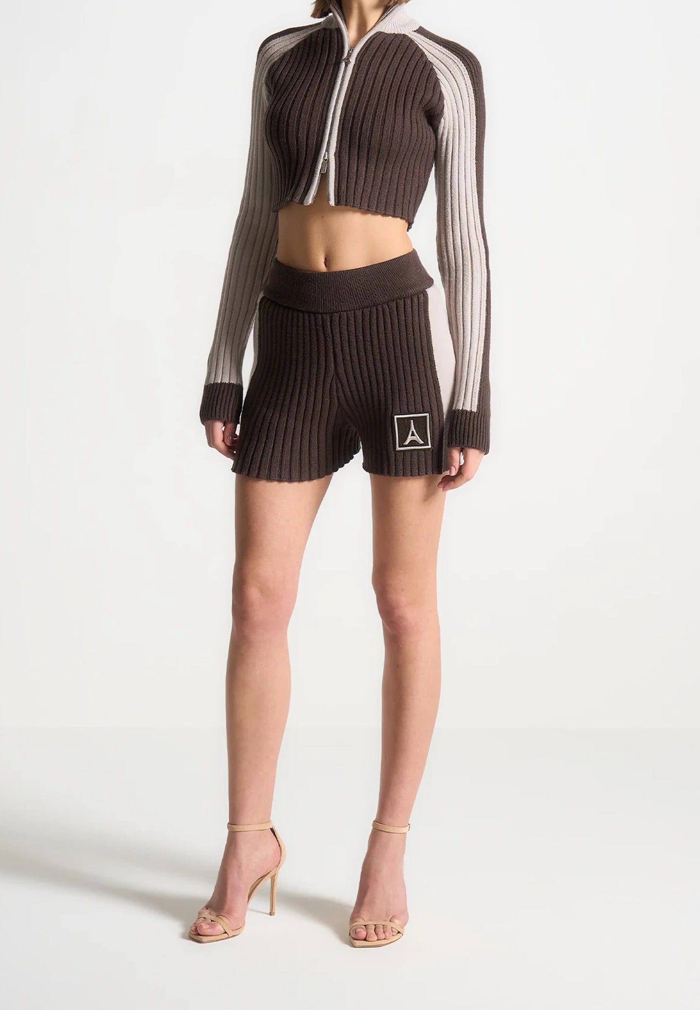 rib-knit-track-shorts-brown-beige