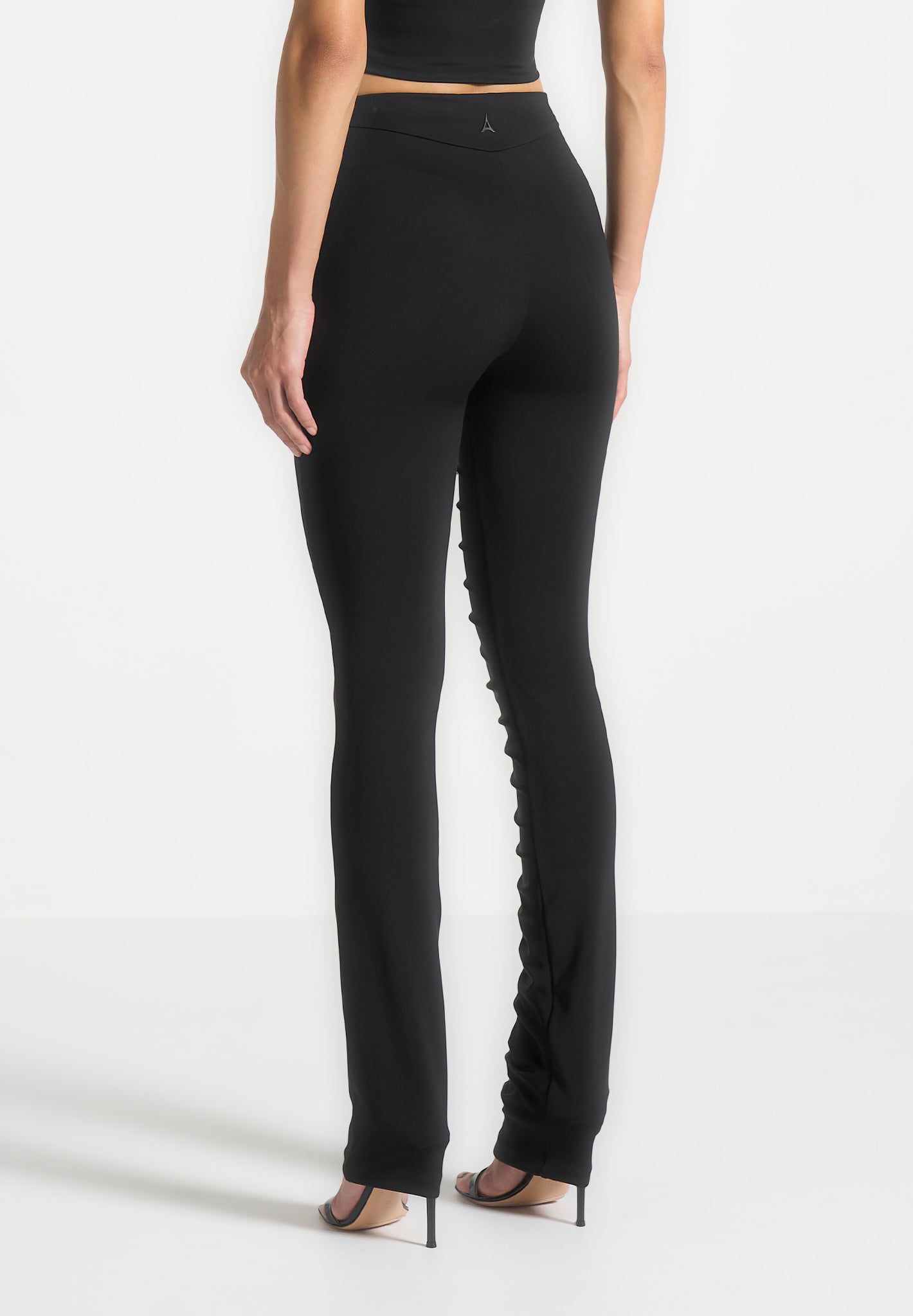 eyelet-detail-tacked-leggings-black