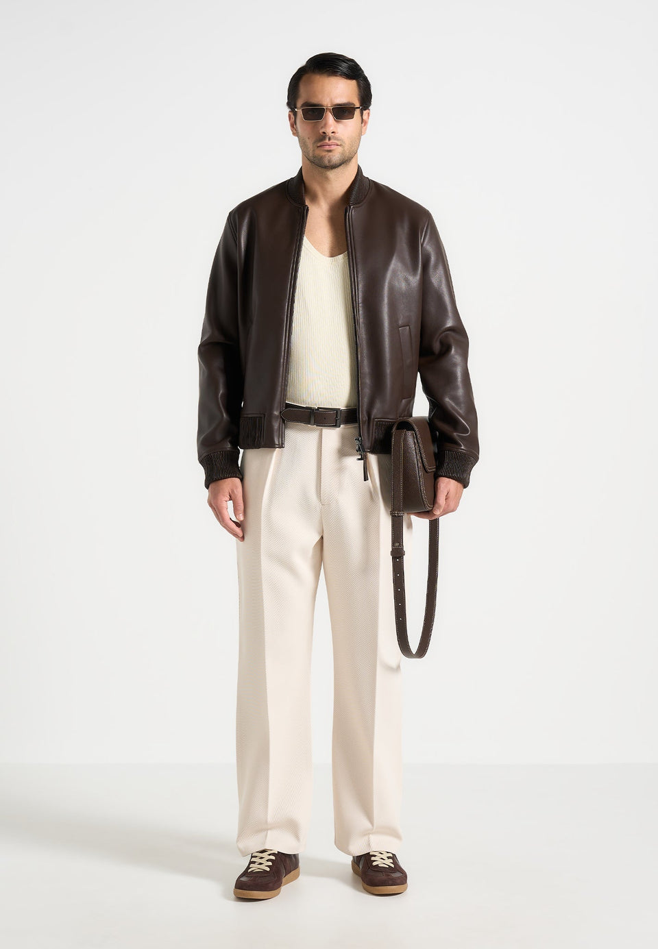 relaxed-fit-twill-pleated-tailored-trousers-cream