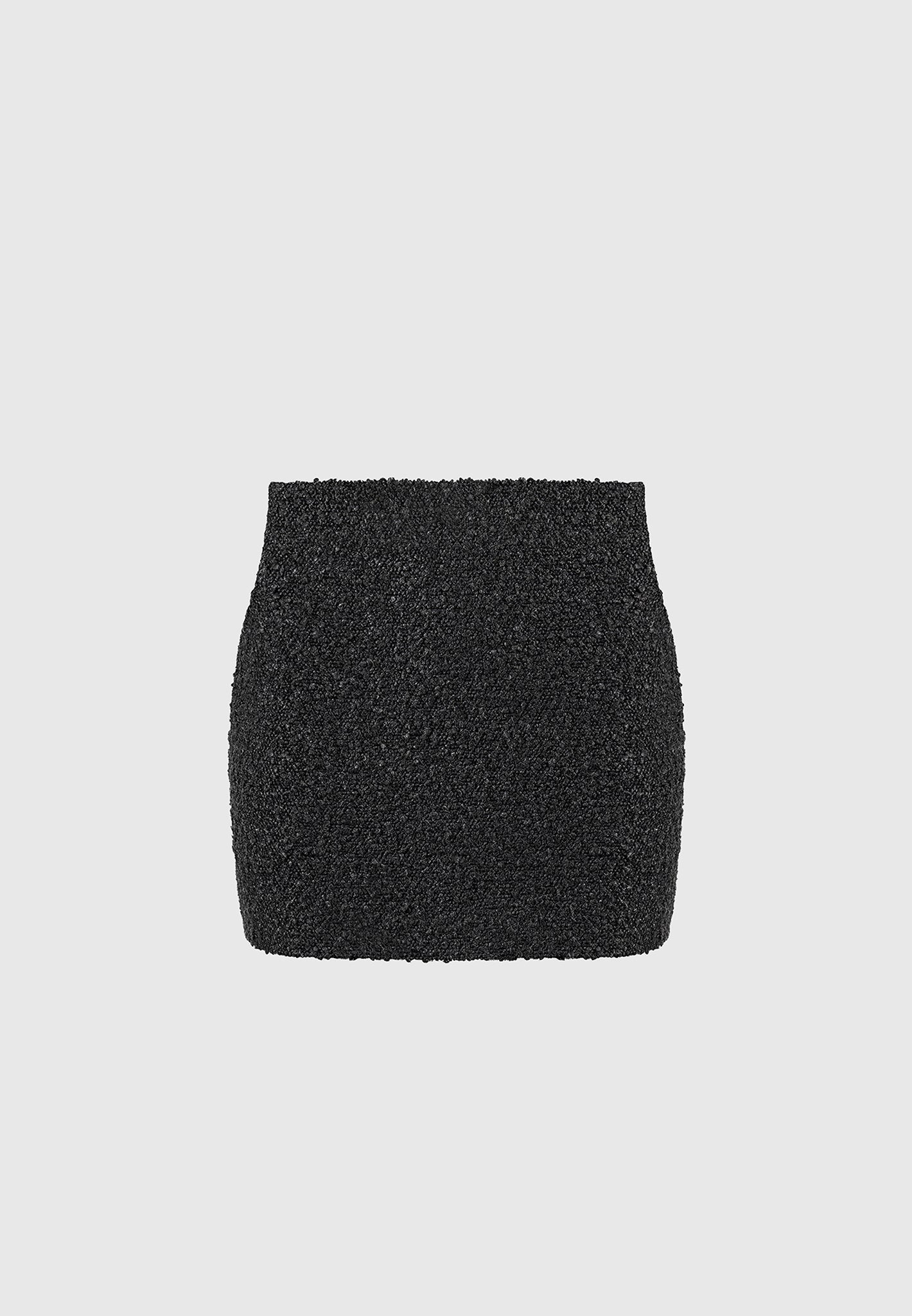 boucle-mini-skirt-black