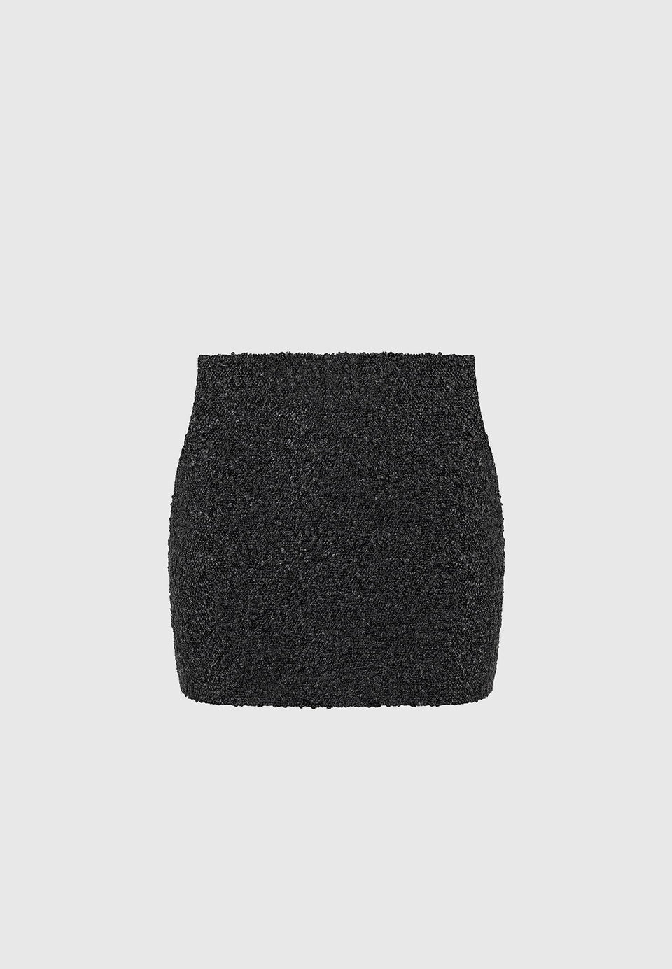 boucle-mini-skirt-black