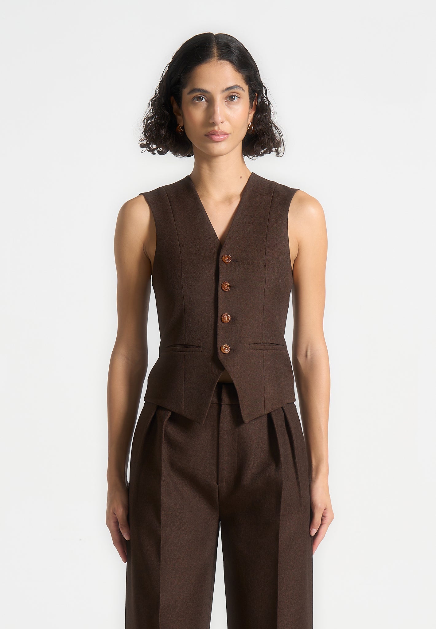 tailored-cinch-waistcoat-brown