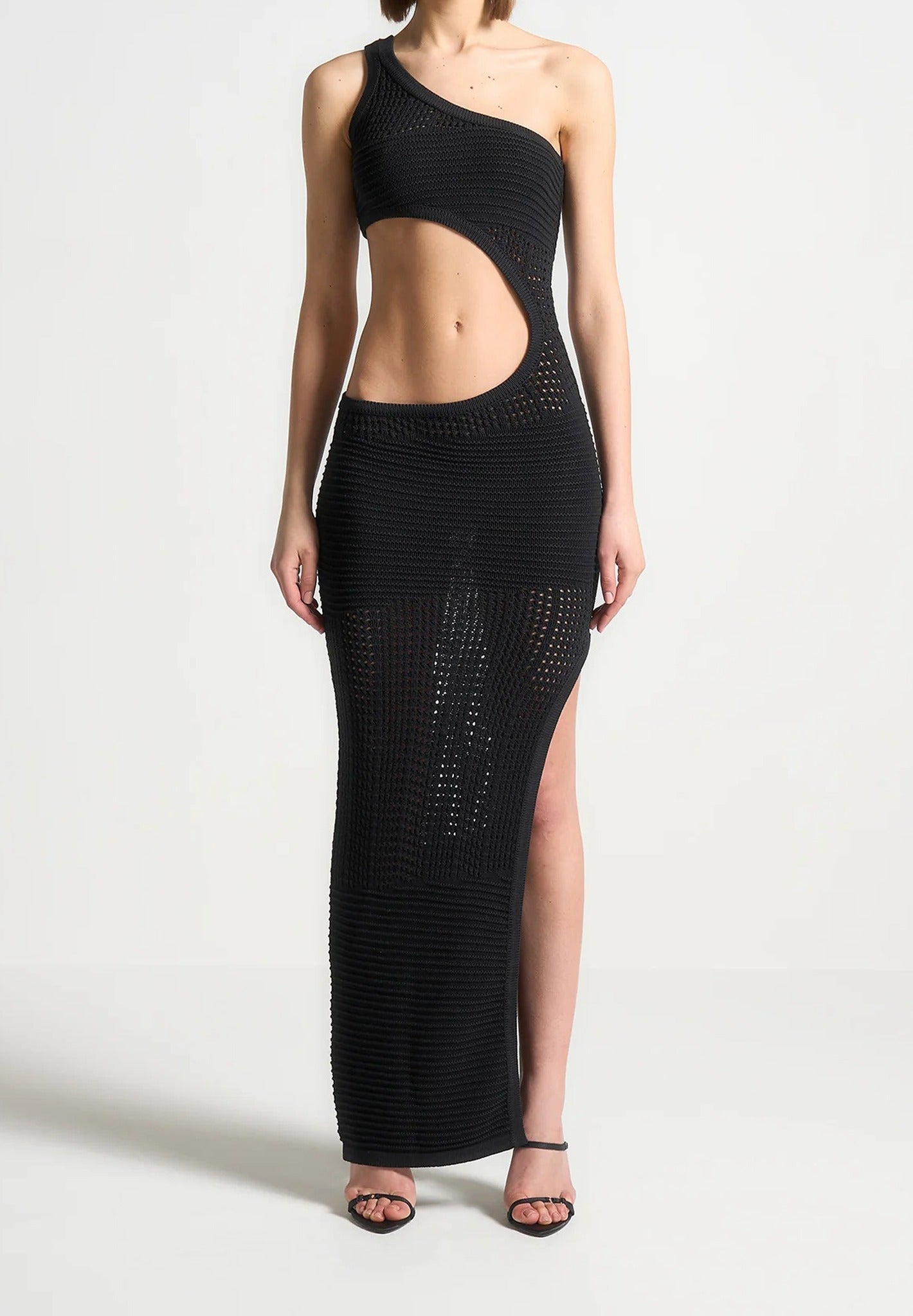 asymmetric-crochet-knit-cut-out-maxi-dress-black