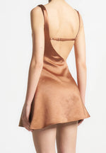 satin-bralette-fluted-mini-dress-bronze