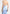 Printed Denim Effect Maxi Dress - Blue