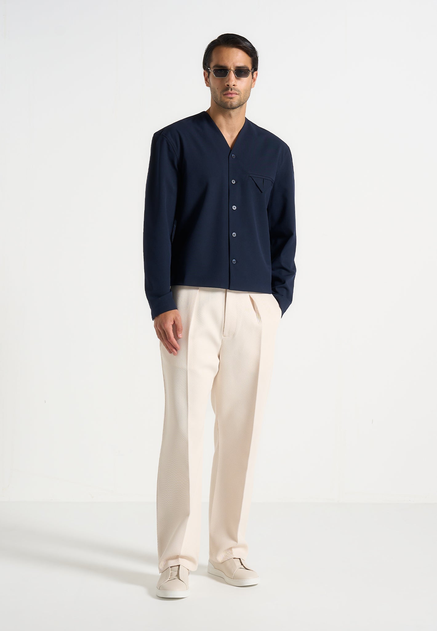 zac-boxy-v-neck-long-sleeve-shirt-navy 