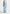 Printed Denim Effect Maxi Dress - Blue