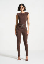 suede-buckle-detail-leggings-brown