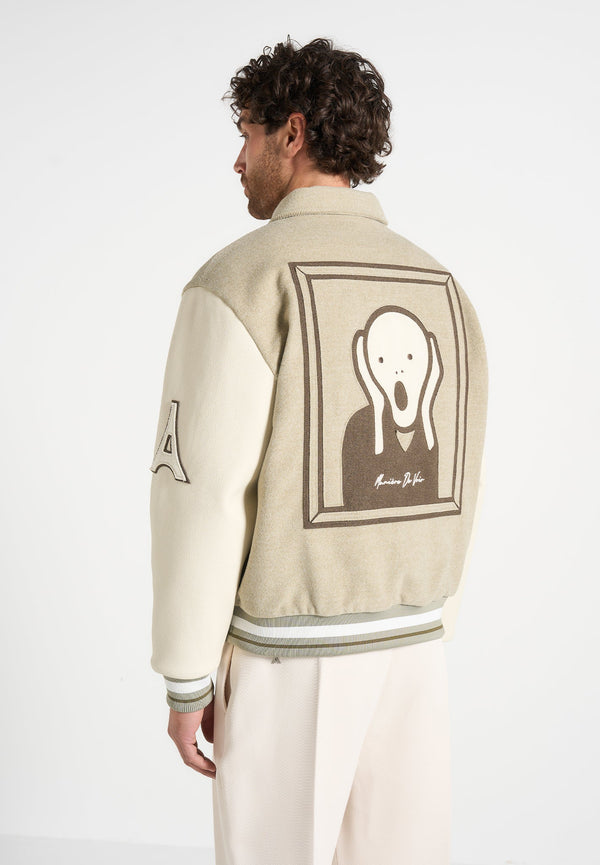 Le Galerie - Varsity Jacket - Sage
