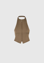 satin-halterneck-backless-top-dark-olive