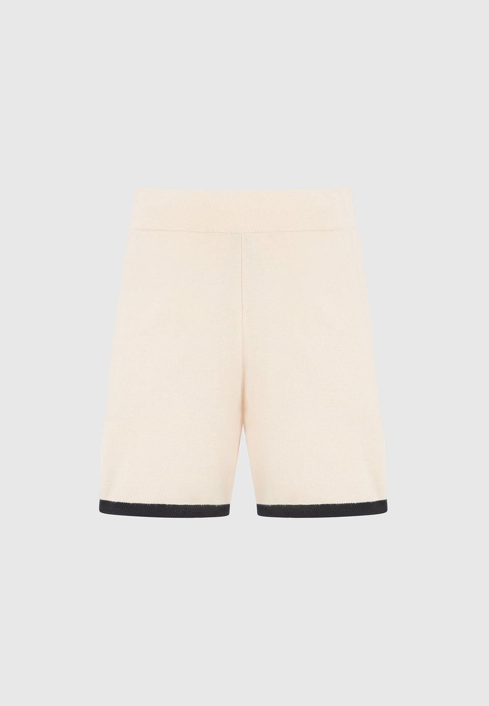 contrast-detail-knit-shorts-cream