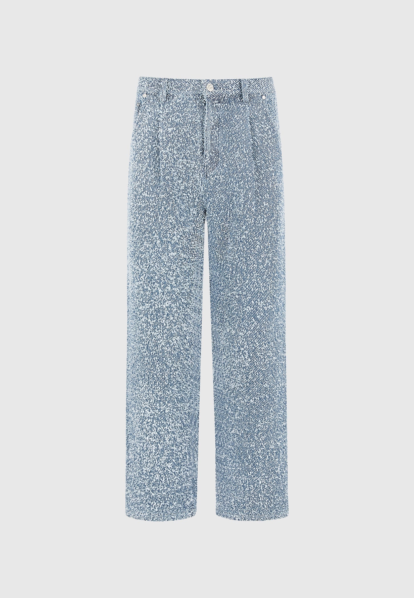 Arnault - Boucle Pleated Jeans - Blue
