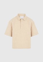 boxy-textured-polo-shirt-beige