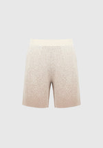 Salomon - Ombré Knit Shorts - Beige/White