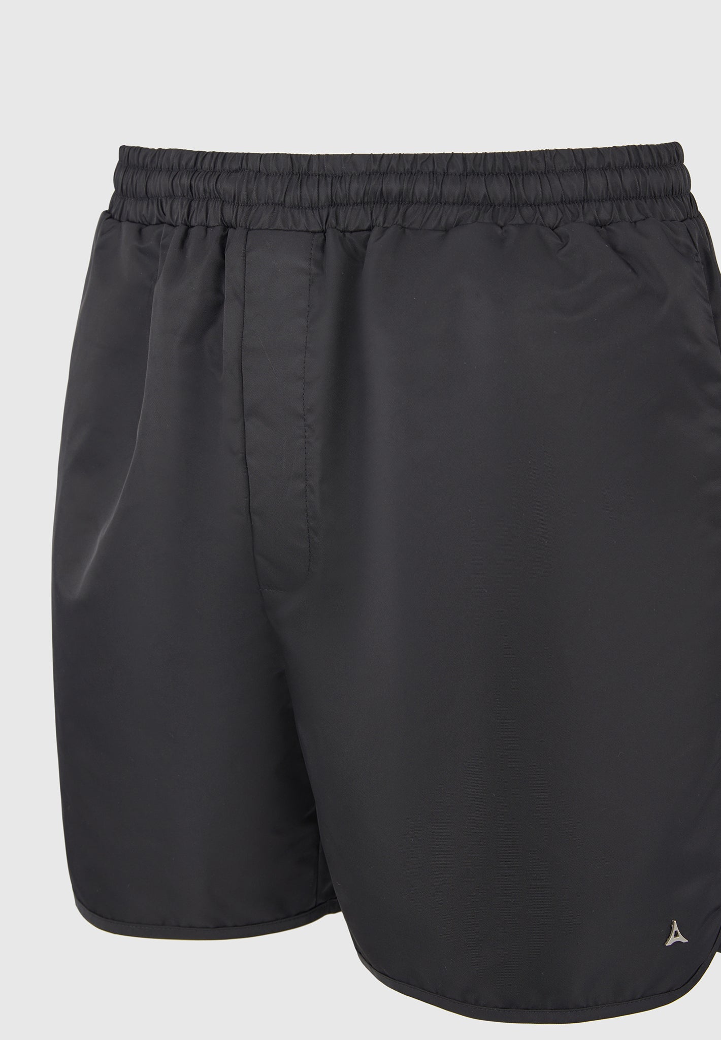 Yvon - Polished Nylon Swim Shorts - Black