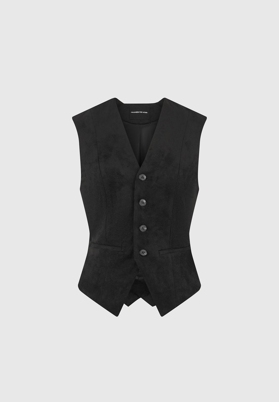 christine-suede-cinch-waistcoat-black
