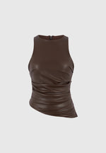 leather-asymmetric-tacked-racer-top-brown
