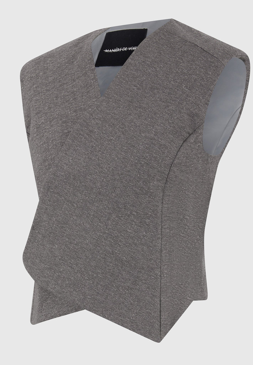 laurence-textured-tailored-wrap-waistcoat-grey-marl