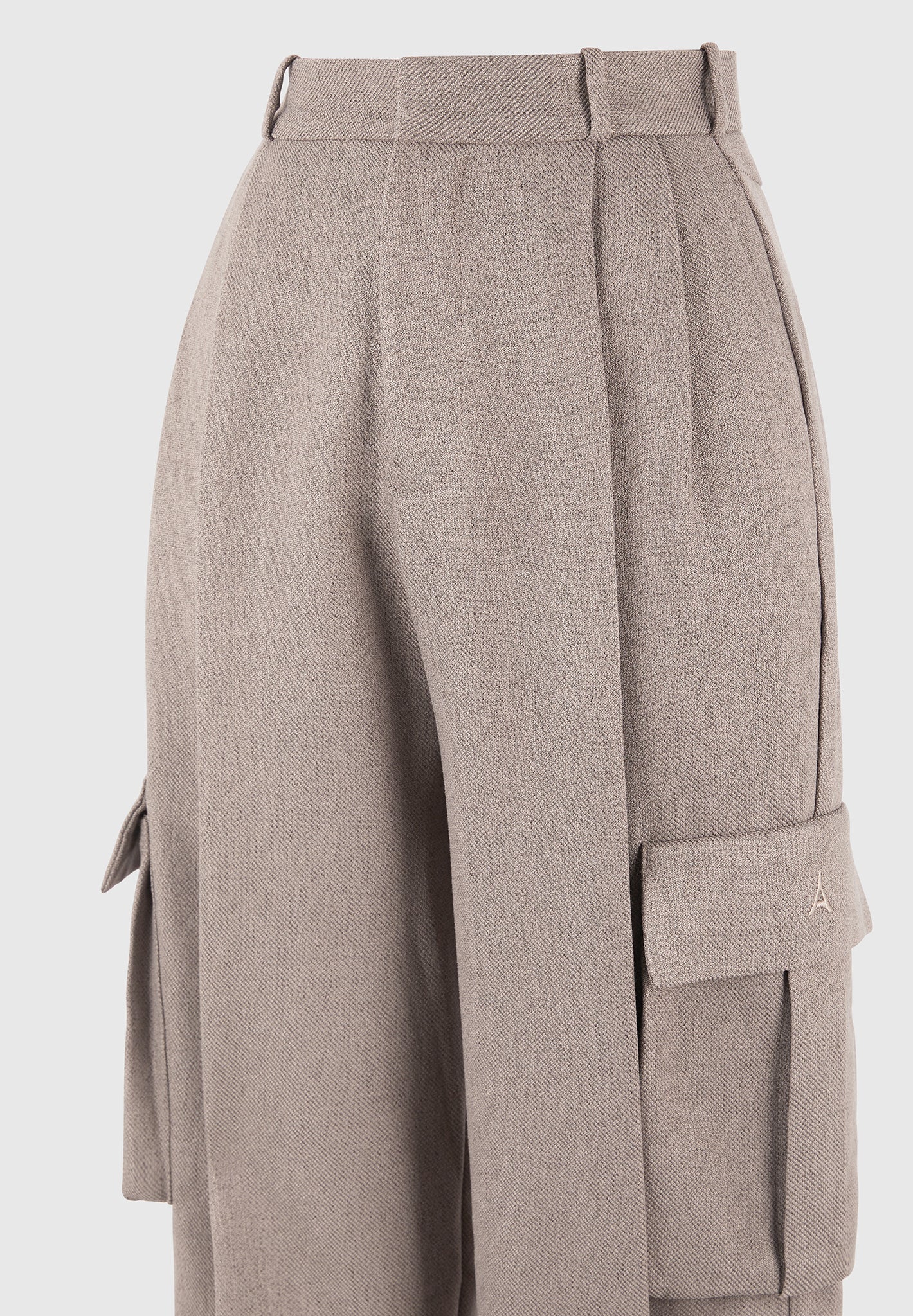 textured-tailored-pleated-cargo-trousers-taupe
