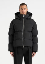 Eric - 2-in-1 Puffer/Gilet Jacket - Black