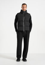 Eric - 2-in-1 Puffer/Gilet Jacket - Black