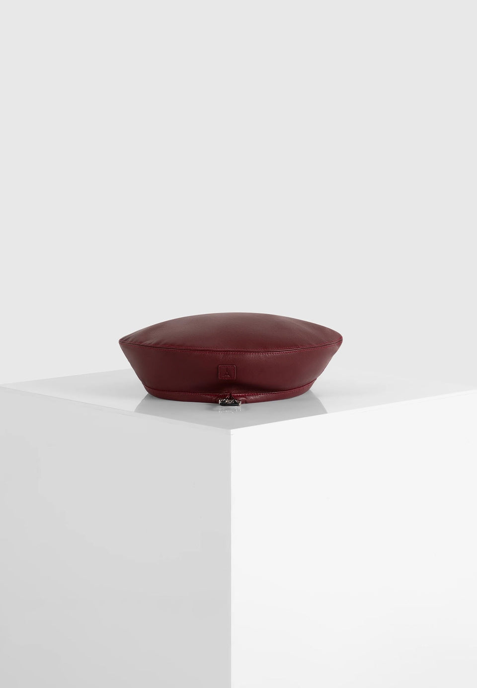 anya-leather-beret-wine-red