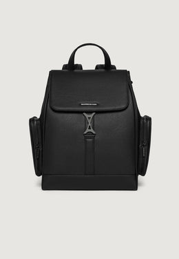 maloe-pebbled-leather-eiffel-clasp-backpack-black