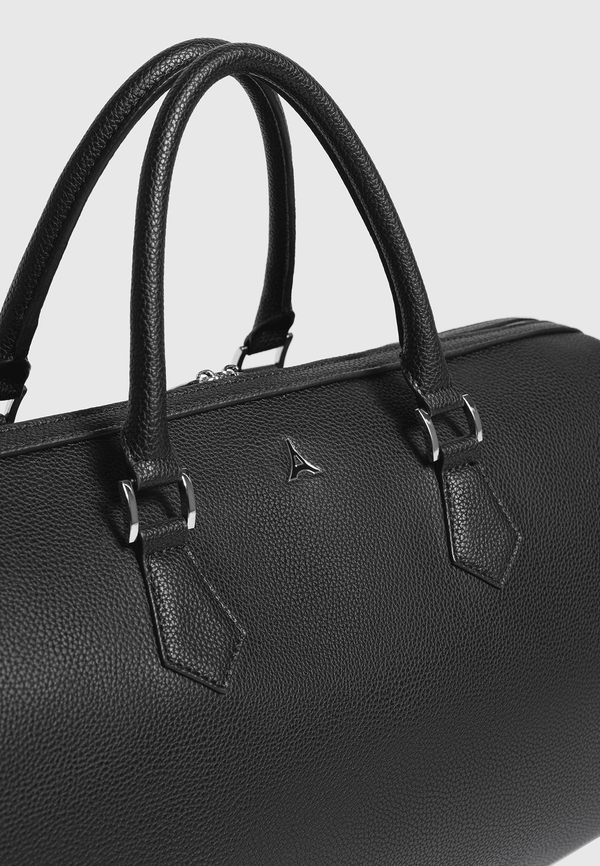 AC001 - Leather Travel Bag - Black