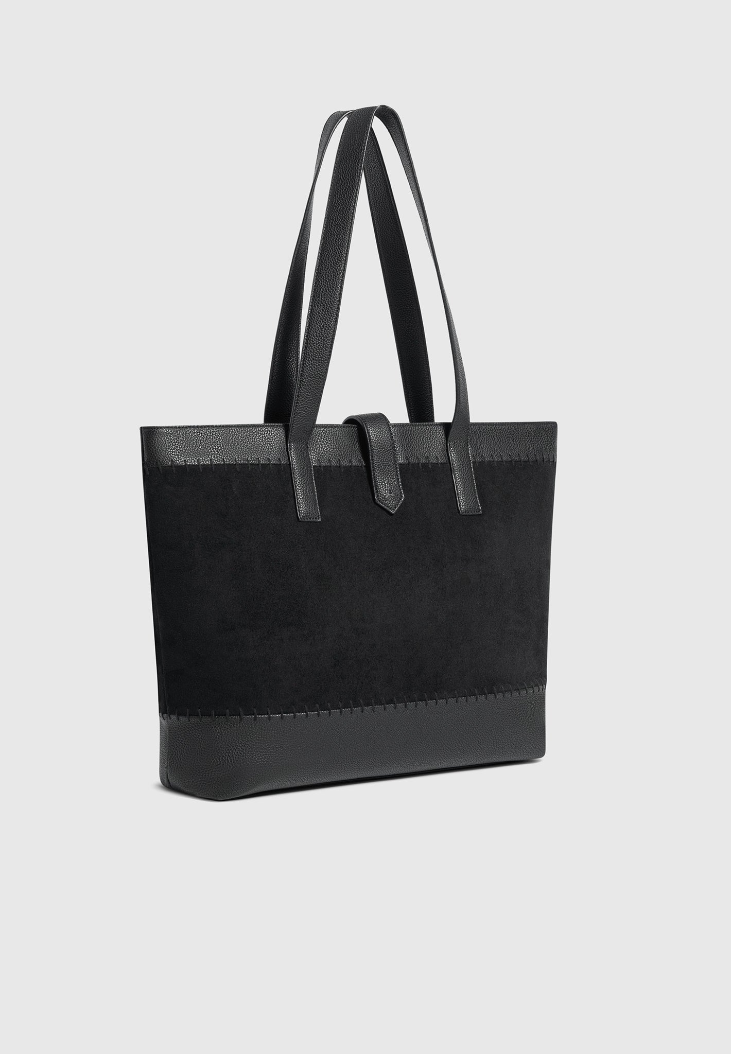 suede-pebbled-leather-whipstitchtote-bag-black