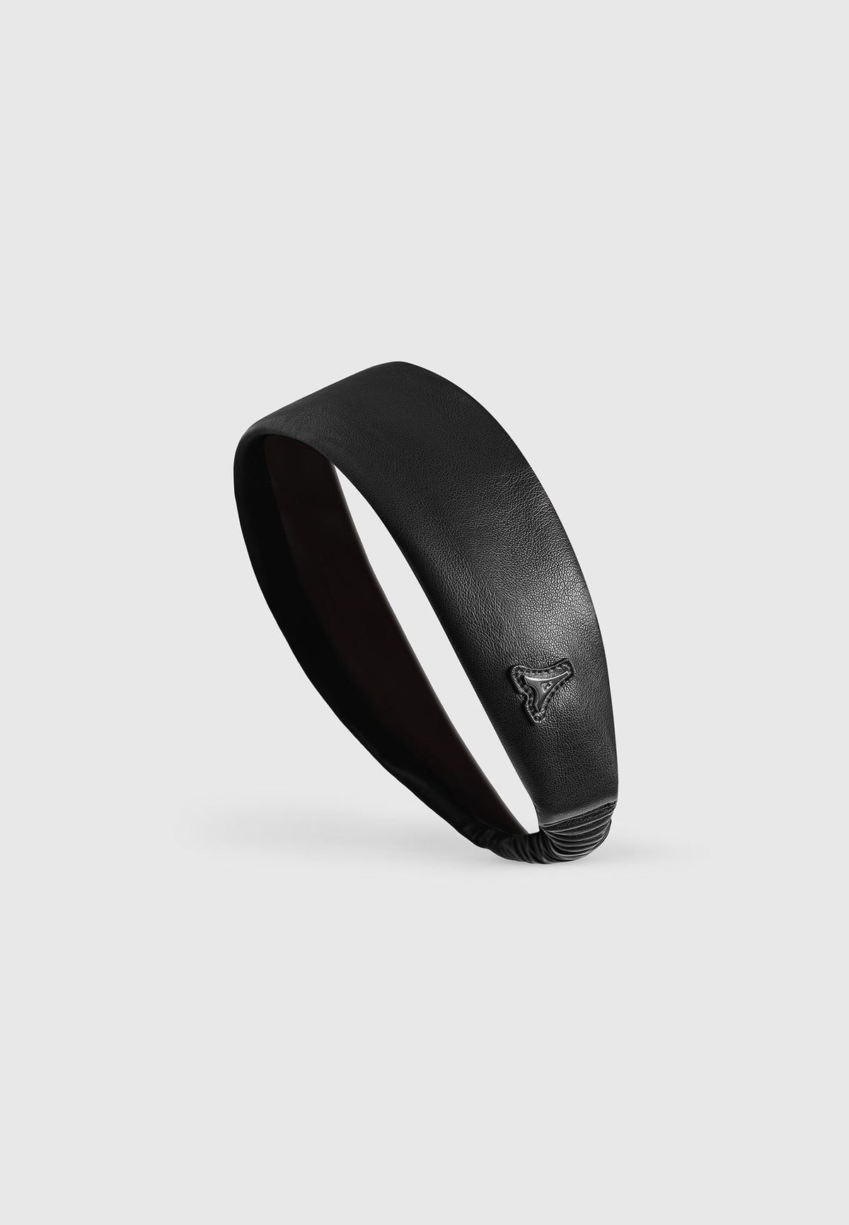Lilou - Leather Eiffel Headband - Black