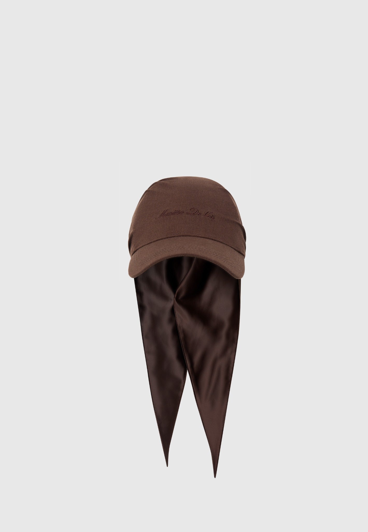 Arianne - Linen Bandana Cap - Brown 