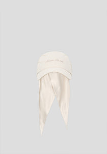 Arianne - Linen Bandana Cap - Natural