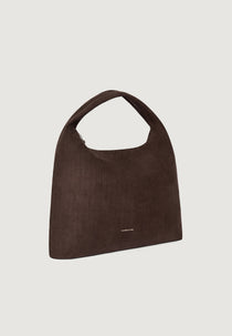 Aubin - Braided Suede Hobo Bag - Brown