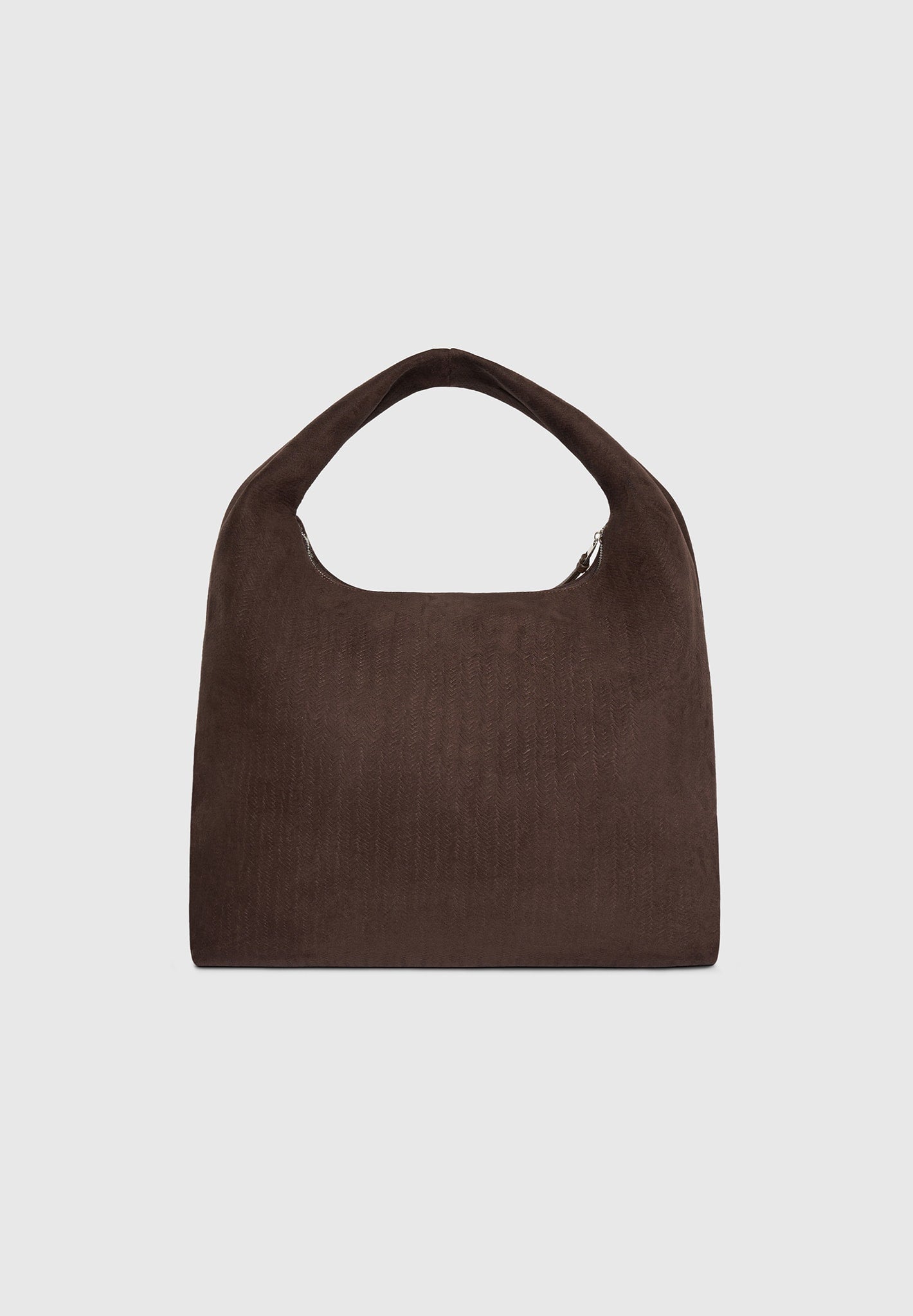 Aubin - Braided Suede Hobo Bag - Brown