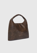 Aubin - Vintage Leather Hobo Bag - Brown