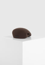 Amos - Wool Flat Cap - Brown