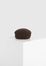 Amos - Wool Flat Cap - Brown